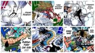 Zoro's Three Sword Style as seen in One Piece (Image via Shueisha)